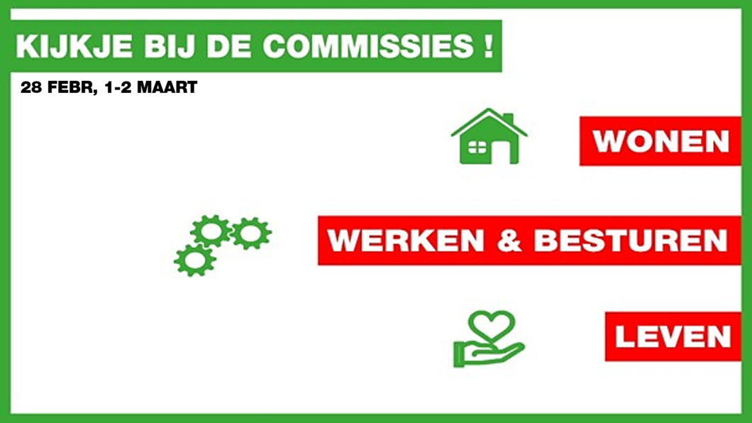 kijkje bij de commissies - feb maart