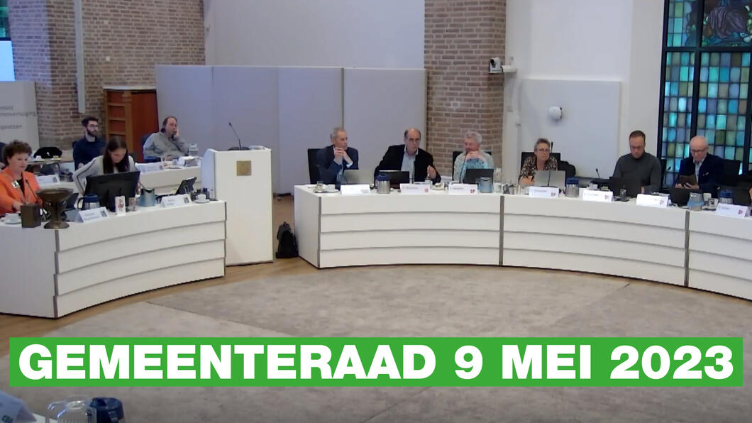 Gemeenteraad 9 mei 2023