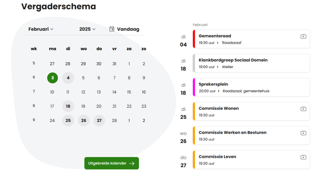 kalender februari 2025