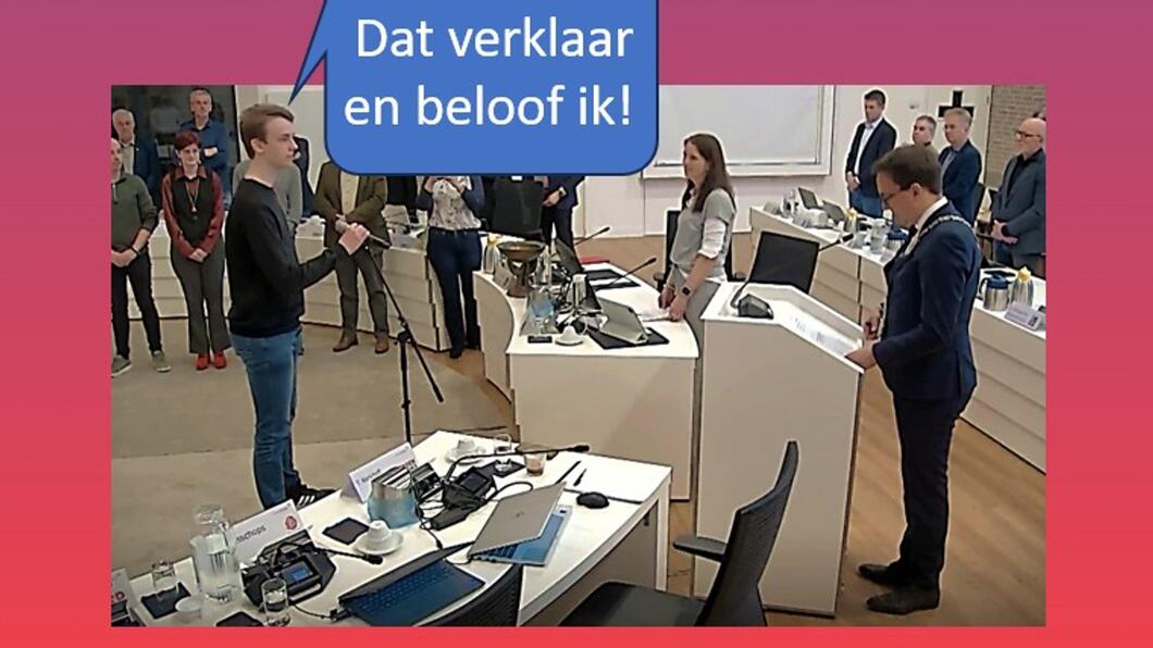 Beediging Noel als commissielid