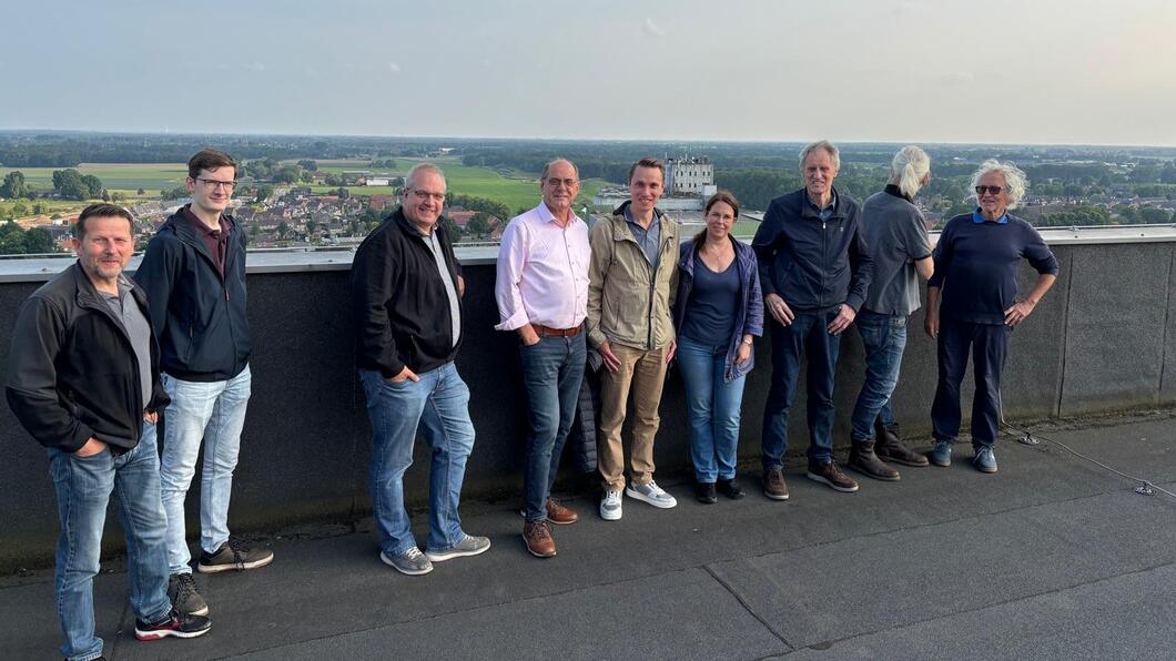 Foto vanaf toren voedersilo Vitelia Wanssum
