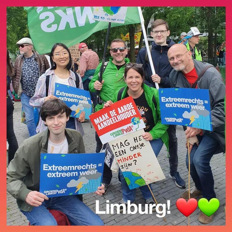 Limburg bij de klimaatmars