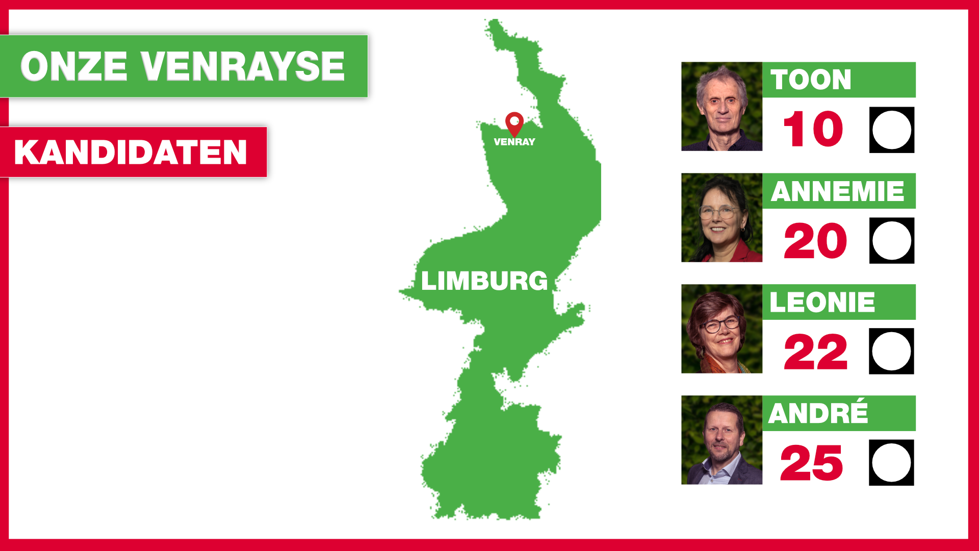 PS2023 Kandidaten GroenLinks Venray