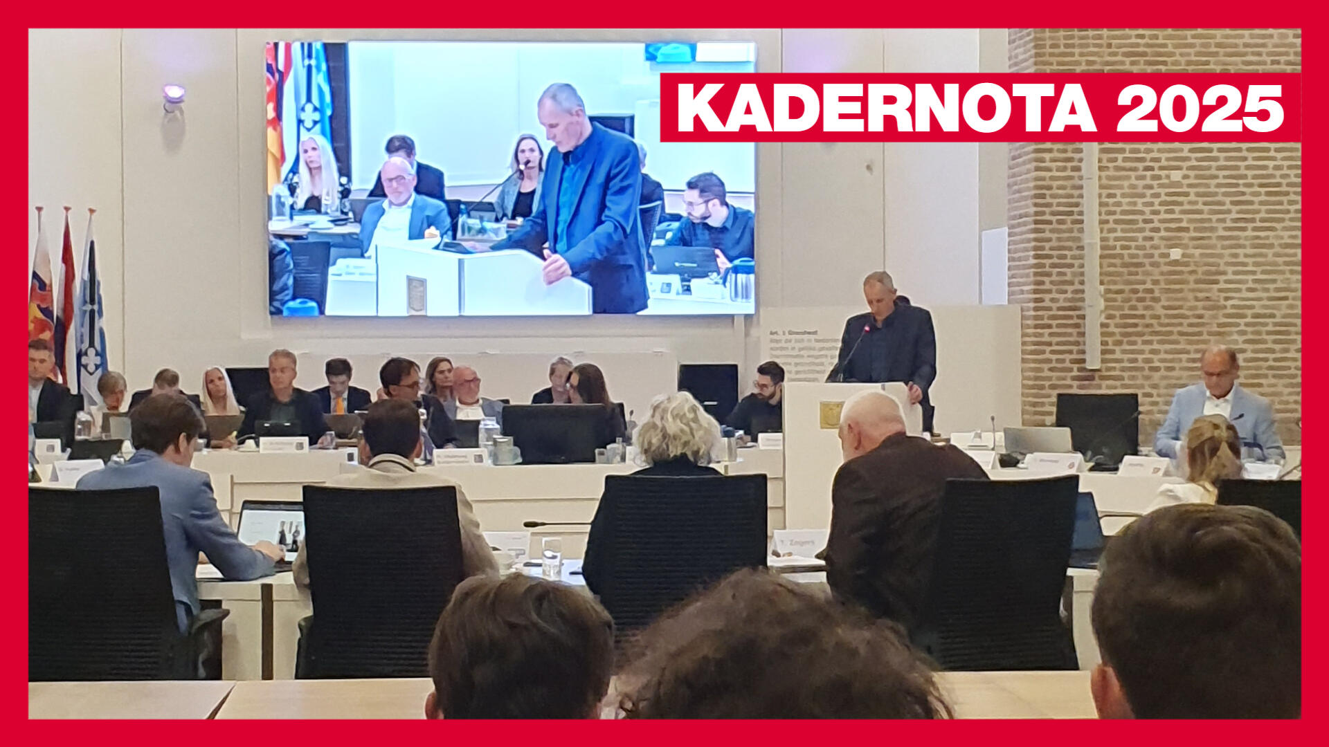 Toon tijdens kadernota 2025