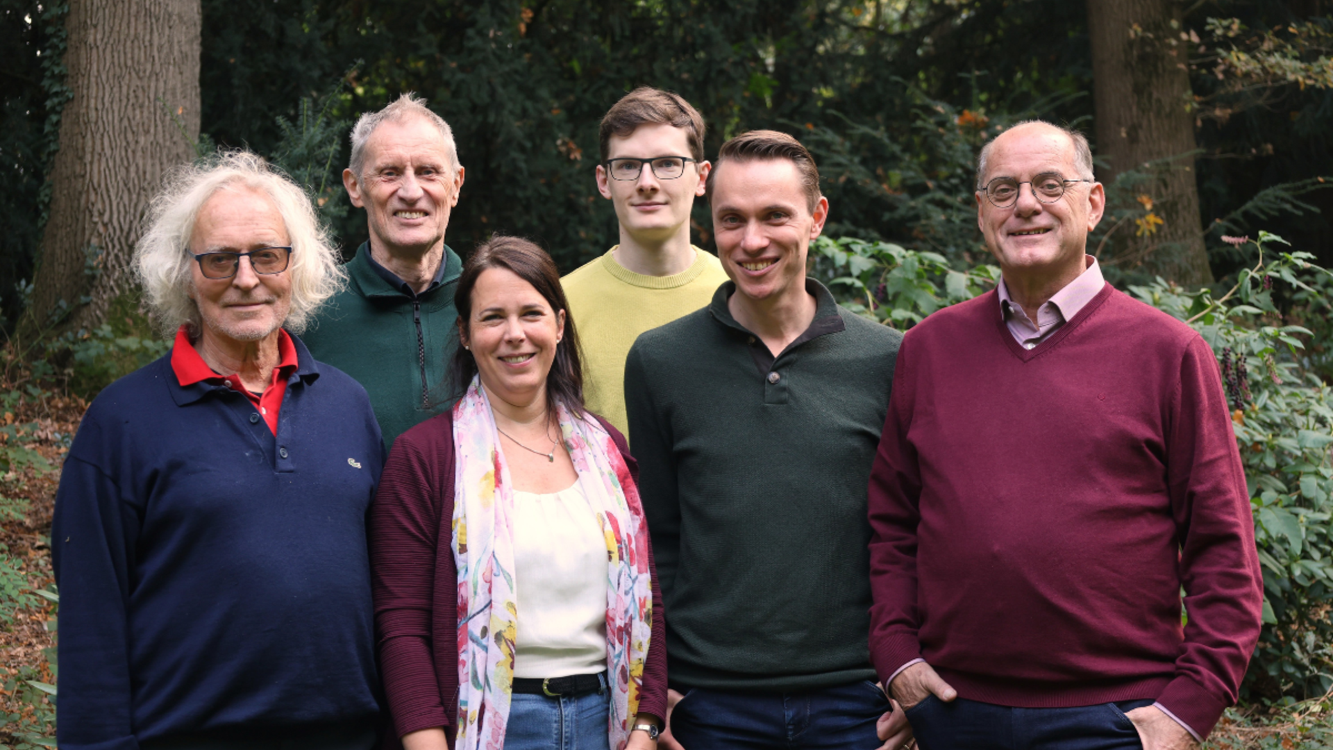 Cees de Vocht, Toon Kerkhoff, Karin Hoedemarkers, Niels Verbeek, Sjef Tielen en Henk Bisschops
